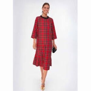 Tuckernuck Royal Stewart Tartan Jamie Dress Red Plaid Dress  M